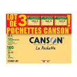 CANSON Tekenpapier 'C' met korrel, A4, set van 2