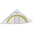 WESTCOTT Geometrische driehoek, hypotenusa: 140 mm, flexibel