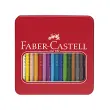 FABER-CASTELL Jumbo GRIP kleurpotloden, metalen etui