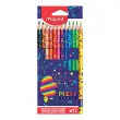 MAPED Kleurpotlood PIXEL PARTY, kartonnen etui van 12