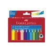 Driehoekige waskrijt - doos van 24 - Faber-Castell