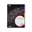 LANDRÉ Spiraalschrift met tabbladen 'COLLEGE', A4,