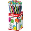 STABILO Grafietpotlood 160 met gum, display van 72 stuks