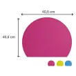 PAGNA Bureauonderlegger Trend, halve cirkel, assorti kleuren