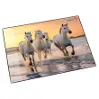 Loper Onderlegger Paarden op het strand, 400 x 530 mm 