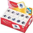 40 MAPED Essentials Soft plastic gommen, wit, display 