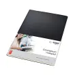 sigel Conceptum-notitieboek, A4, gelinieerd, zwart