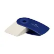 24 Gommen in kunststof HULS MINI - Rood / blauw - Faber-Castell