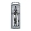 Sneldraaibare passer - Zilver / zwart - Faber-Castell
