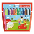 STABILO Feutre Trio A-Z, kartonnen etui van 24 