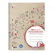 LANDR&Eacute; Spiraalschrift Recycling, A4, geruit, 160 pagina's 
