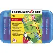 EBERHARD FABER Driehoekige waskrijt COLORI, etui van 10 