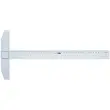 M+R T-gereedschap, meetlengte: 750 mm, transparant blauw 