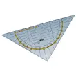 WEDO Standaard geometriervierkant, schuine zijde 160 mm