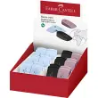 24 Mini-gommen in kunststof hoes - Assorti - Faber-Castell