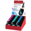 18 Dubbele puntenslijpers TWO TONE - in display - Faber-Castell