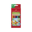 FABER-CASTELL Driehoekige kleurpotloden, etui van 24 stuks