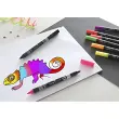 FABER-CASTELL Dubbelpunts stift Neon, etui van 10