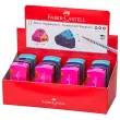 FABER-CASTELL Dubbele puntenslijper SLEEVE, assorti