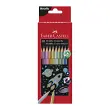 FABER-CASTELL Zeskantige metallic kleurpotloden, etui