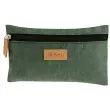 HERLITZ Platte etui GREENline, groen gem&ecirc;leerd 