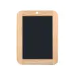 Wonday leisteen van natuurlijk steen, houten frame 