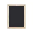 2 Wonday houten krijtborden, effen, (b)400 x (h)600 mm, zwart 