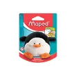 MAPED Pluizige borddoek 'Pingu&iuml;n', zwart/wit 