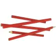 Timmermanskrijt, ovaal, rood, 180 mm - Br&uuml;der Mannesmann 