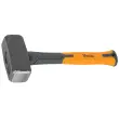 Massette, 1.000 g, antraciet/oranje - Bradas