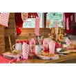 Servet met 'Vichy Karo' patroon, 330 x 330 mm - Papstar