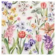 Servet met 'Lavendel' motief, 330 x 330 mm - Papstar
