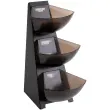 Portieverdeler MULTI RACK, 3 niveaus, roestvrij staal - Aps 