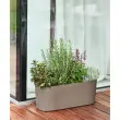 Plantenbak 'Paros', breedte: 500 mm, zwart - Tera
