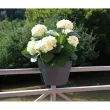 Pot voor balustrade 'OSAKA', diameter 300 mm, antraciet - Eda Fontaine