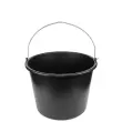 Emmer, 12 liter, PVC, zwart - Bradas