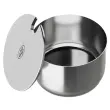 Melk- en suiker set, mat roestvrij staal, 4-delig - Alfi 