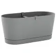 Jardinière Vega - breedte 400 mm - Mistgrijs - Tera