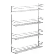 Pepito kruidenrek 3, 3 niveaus, zilver - Metaltex