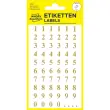 Stickers, cijfers, goud - Avery Zweckform