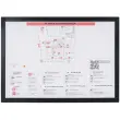 Magnetisch kader, A3, zwart - Bi-Office
