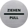 Deurpictogram "Duwen" - Helit