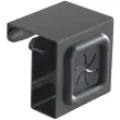 Handdoekhouder, om op te hangen, vierkant, zilver/grijs - Metaltex 