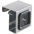 Handdoekhouder, om op te hangen, vierkant, zilver/grijs - Metaltex 