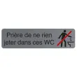 Signalisatiebord &laquo; Dames/Heren Toiletten &raquo; - Exacompta 