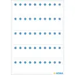 Labels voor diepvries, 26 x 40 mm, fluorescerend blauw - Herma