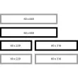 Magnetische hoes voor documenten, A3 / A4, grijs - Franken