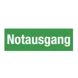 LEINA-bord: « Nooduitgang », fotoluminescent - Leina-Werke