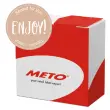 Zelfklevend etiket 'Enjoy - Sealed for you' - Meto