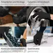 NERO katoenen handschoenen, zwart, XL - Hygostar